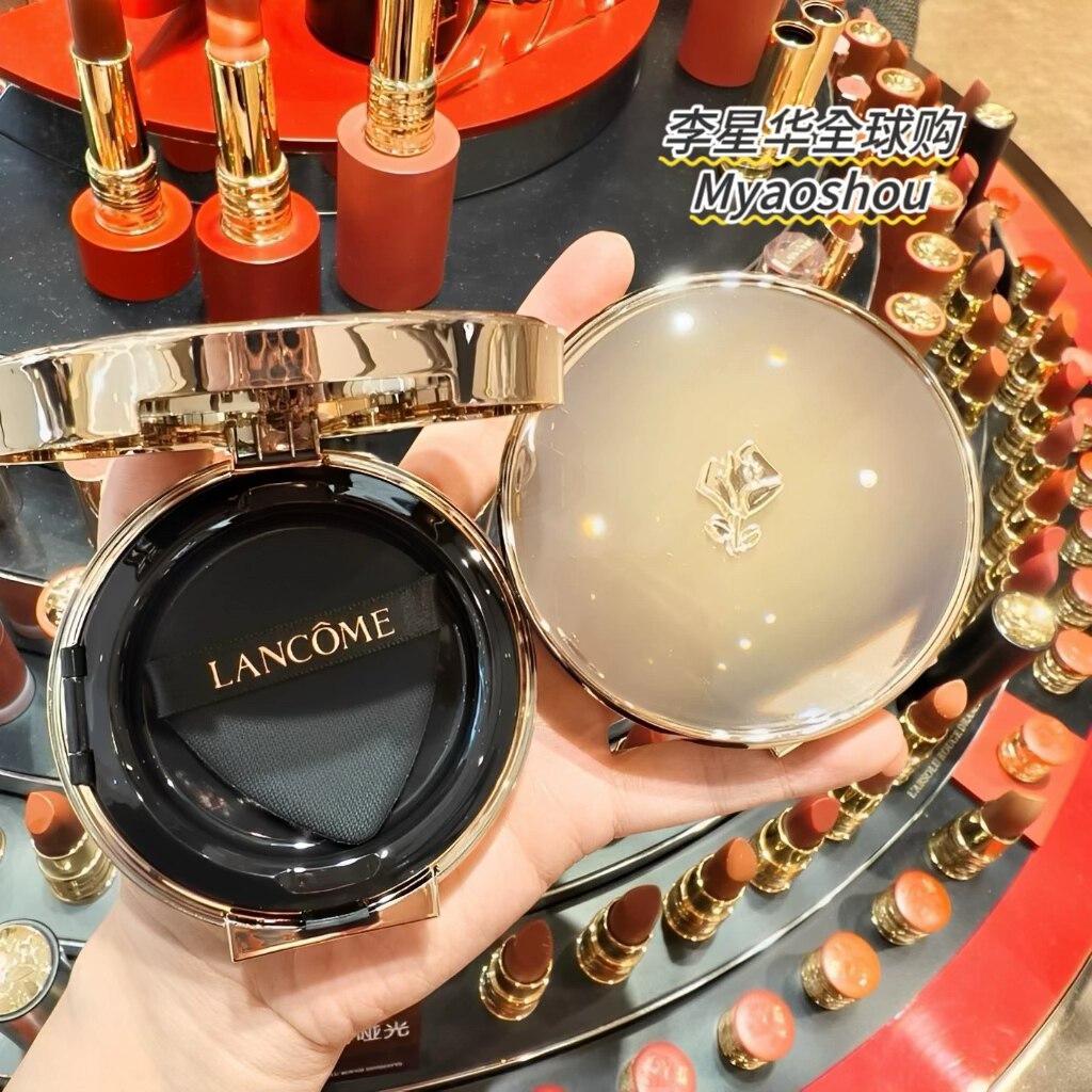 Lancome/兰蔻2024新品菁纯气垫全新升级圆盒养肤粉底霜 100 110