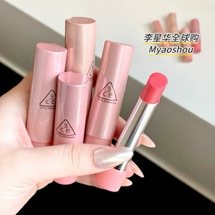 韩国3CE好气色润唇膏口红水光唇釉唇彩提气色镜面玻璃唇持久显色
