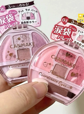 日本CANMAKE卧蚕眼影01 04 05 06 N01 N02修饰眼部轮廓泪袋提亮