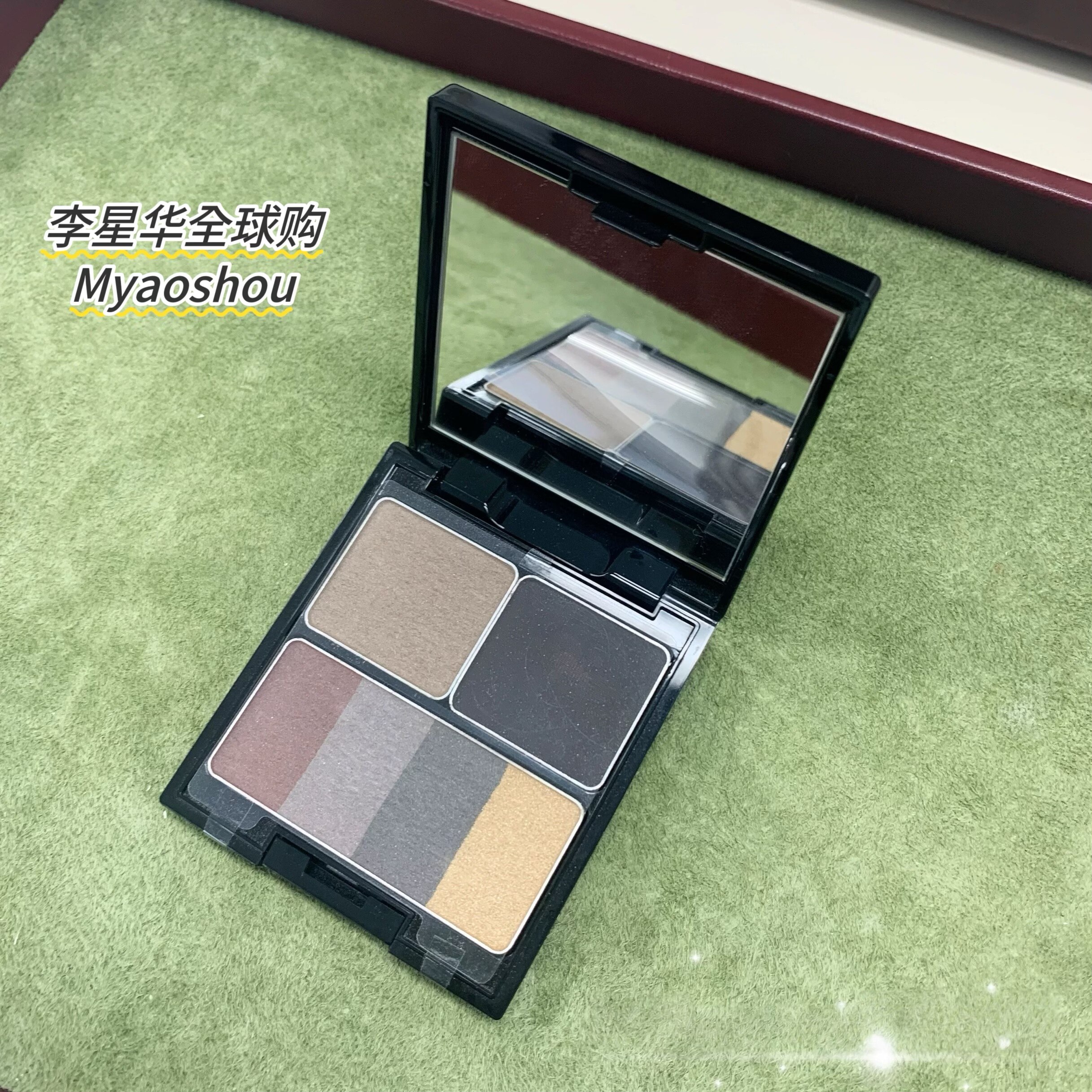 日本白凤堂六色眉粉自然立体防水