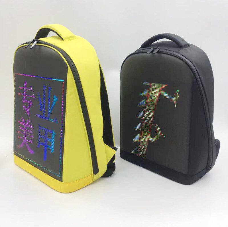 包外骑黑背包DIY防水潮流LED神化