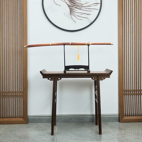 新中式条案玄关桌白腊木供桌