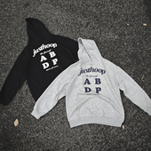 ABDP秋季 落肩宽松运动休闲印花男女上衣外套 连帽卫衣长袖 新款 美式