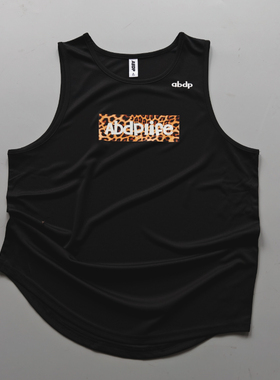 ABDP男士美式运动窄肩背心篮球刺绣宽松运动休闲训练透气投篮服
