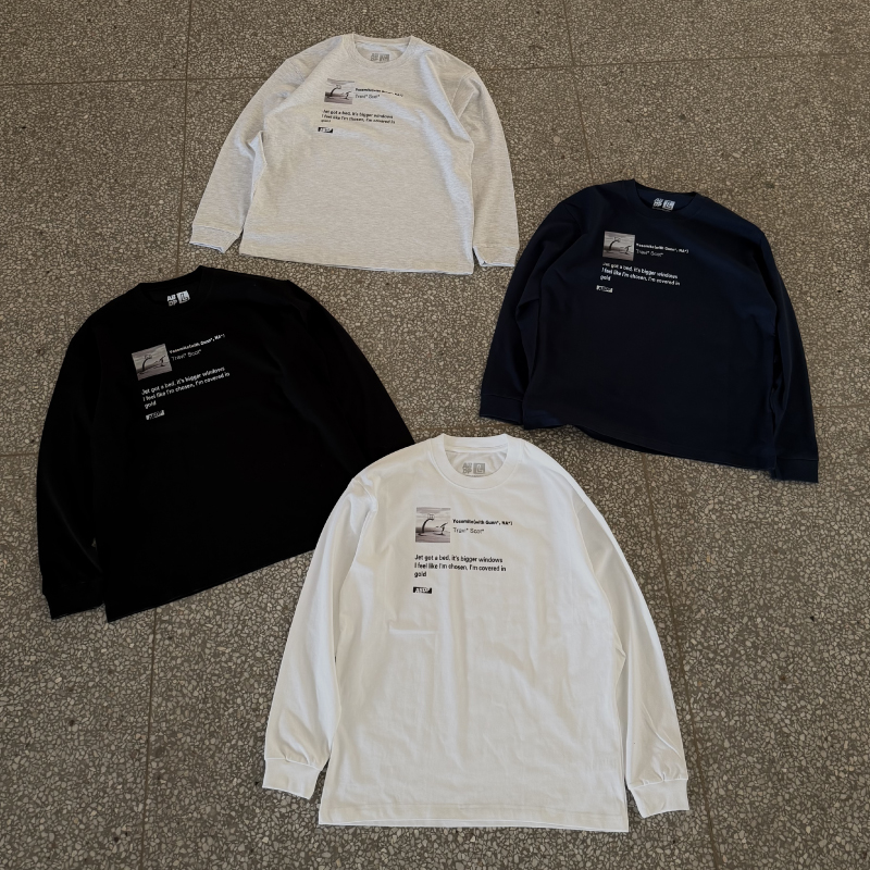 ABDP全棉宽松运动休闲长袖