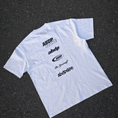 ABDP夏季 T恤男女 圆领运动休闲街头宽松印花短袖 美式 230克棉质薄款