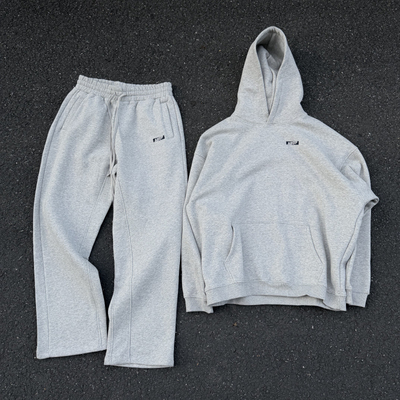 ABDP宽松休闲加绒卫衣直筒卫裤