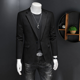 半里布2025男士休闲西服韩版修身西装单西外套DX6953P185，男装西服套装，电商D216