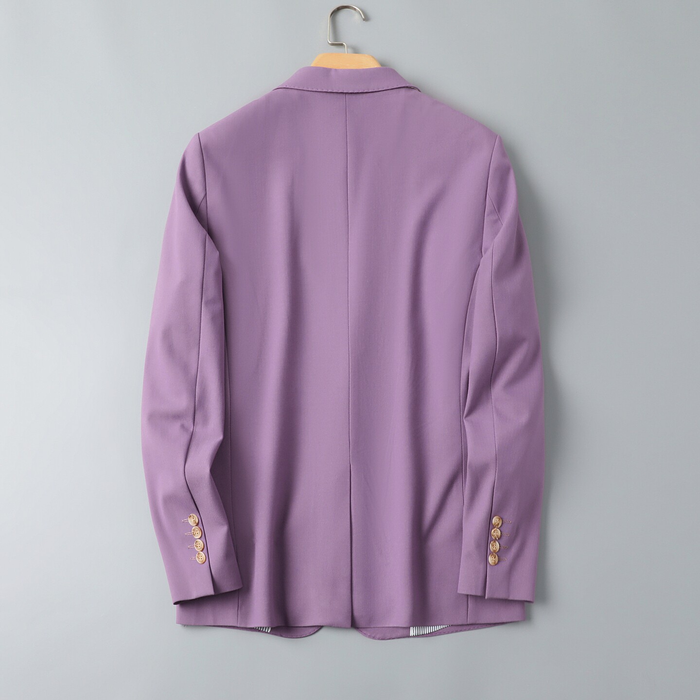 平铺图新款男士休闲西服修身西装纯色单西外套上衣DX6998P165,男装西服,电商D216
