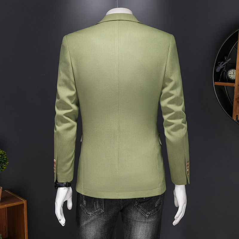 半里布2025男士休闲西服韩版修身西装单西外套DX6942P175,男装西服套装,电商D216