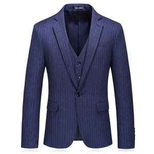 20继续做货男士西服套装条纹西装三件套新郎礼服S-5XL-6105P280,矮个子女生衬衫搭配裤子图片