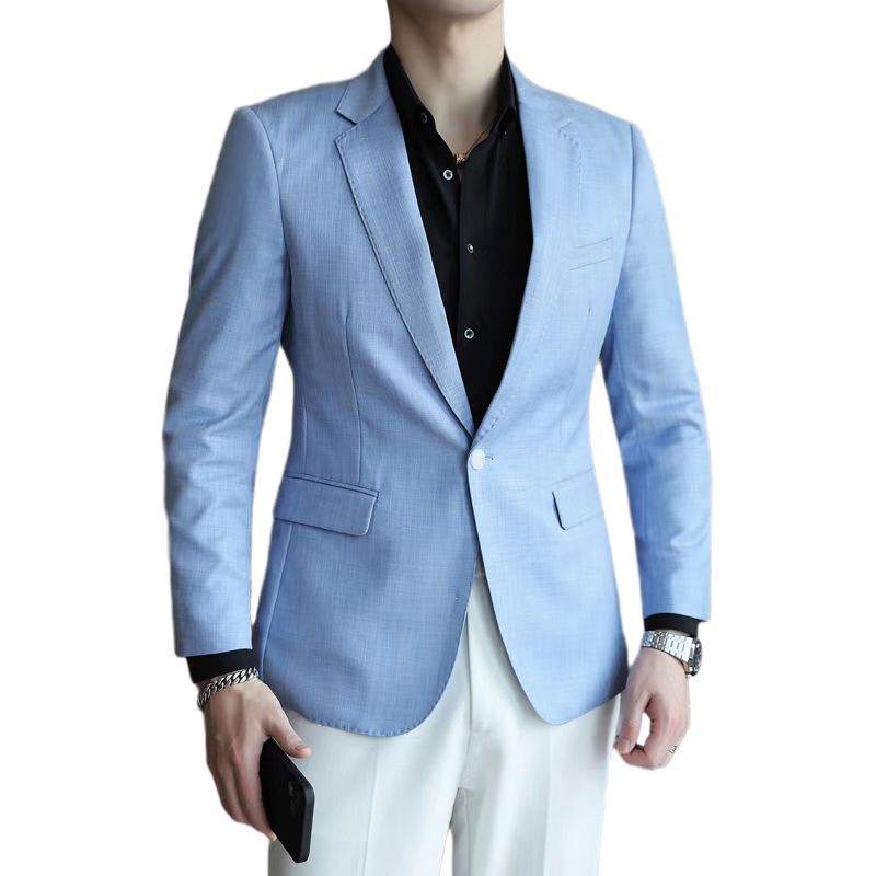 模特图长期做2025年男士春季休闲西装单西外套DX6113P165,男装西服套装,电商D216