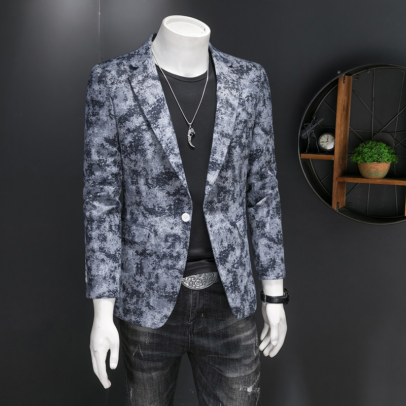 2024特色男士休闲西服韩版修身西装单西外套DX6955P185,男装西服套装,电商D216