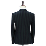 送领带男士商务休闲西服套装三件套礼服套装S-5XL-6104P280，男装西服套装，电商D216