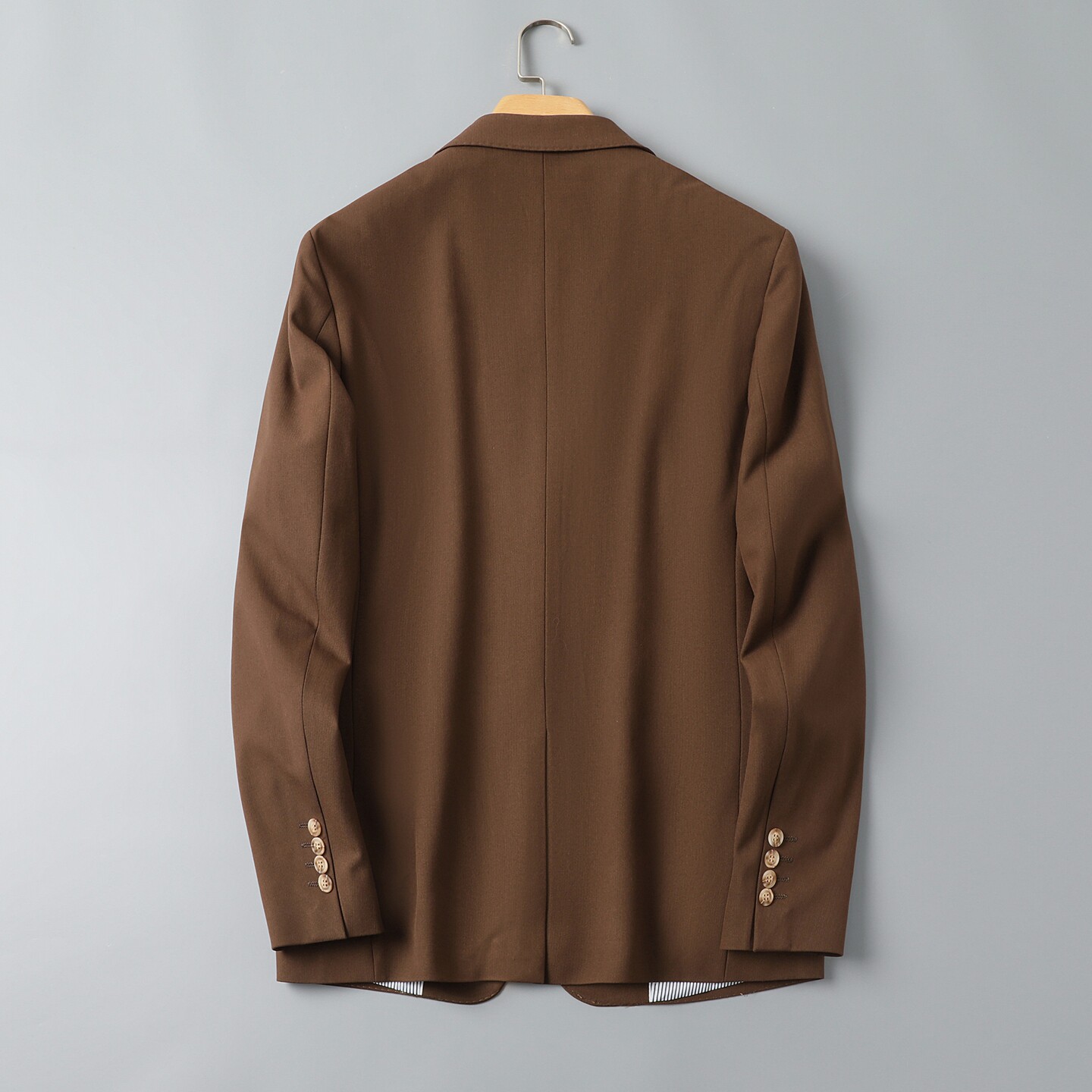 平铺图新款男士休闲西服修身西装纯色单西外套上衣DX6998P165,男装西服,电商D216