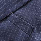 送领带-(S-5XL)男士双排扣西服套装三件套6031P290，男装西服套装，电商D216