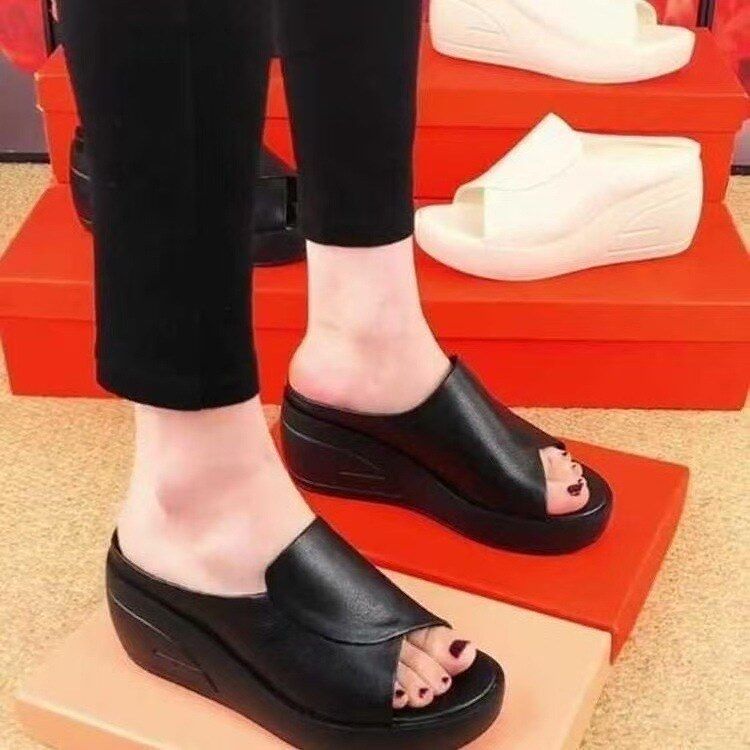 软底时装女拖鞋凉鞋年春夏厚底外