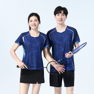 情侣款 速干运动套装 T恤短裤 短袖 训练服两件套定制印号 男女夏季