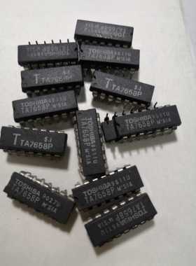 TA7658P直插双声道前置放大录音机集成芯片