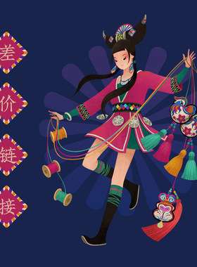 王的手创手工刺绣运费差价