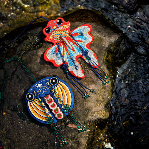 纯手工国风荷包香袋精致手绣