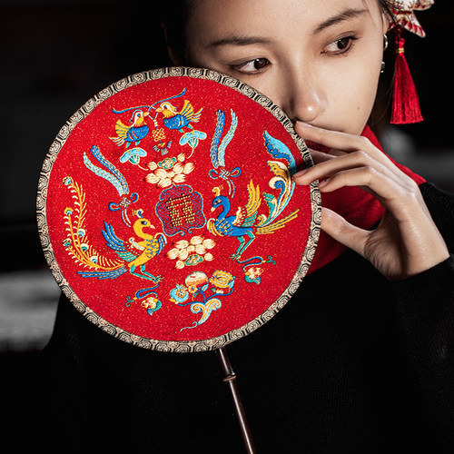 国风备婚蚕丝精工手绣高端