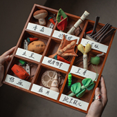 成都博物馆同款 手工香包非遗火锅盲盒玩偶挂件中药香囊 手创 王