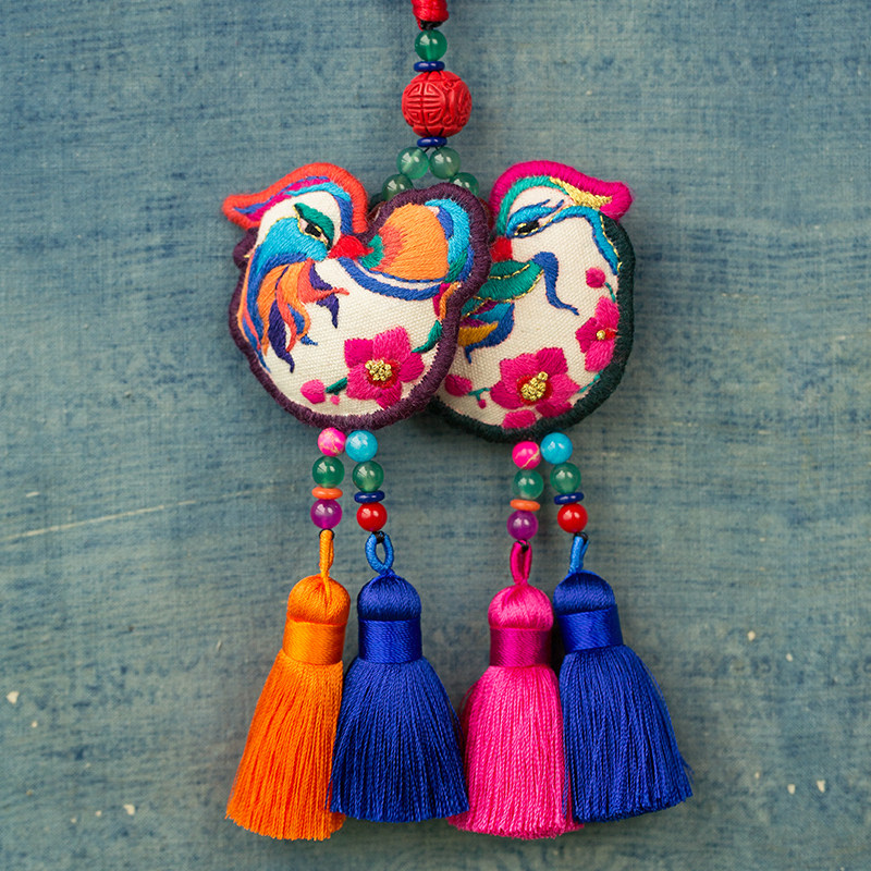 王的手创 汽车挂件饰品 鸳鸯创意高档吊坠纯手工保平安秀恩爱情侣,汽车用品/电子/清洗/改装,车挂,淘宝优惠券,粉丝福利购,淘宝优惠卷