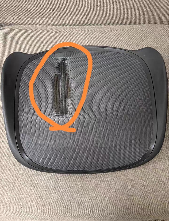 HermanMiller赫曼米勒 aeron2椅座换网椅背修复翻新