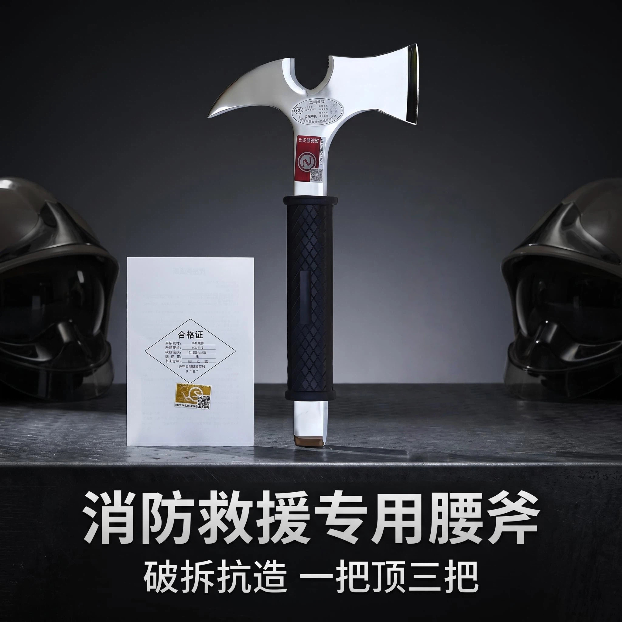消防救援专用国标认证破拆腰斧图片
