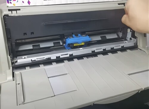 得实550 AR580KII发票打印机墨带 DS650K色带条 黑色字体出墨配件