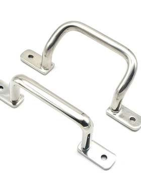 304不锈钢工业拉手UWANSS110角型扁圆钢把手UHFNSS箱柜提手USASTS