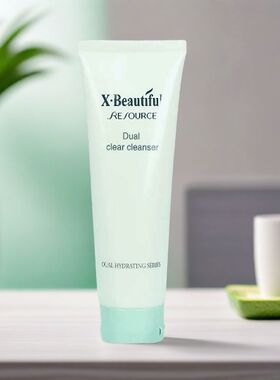 秀美资源双重净澈洁面膏清洁泡沫