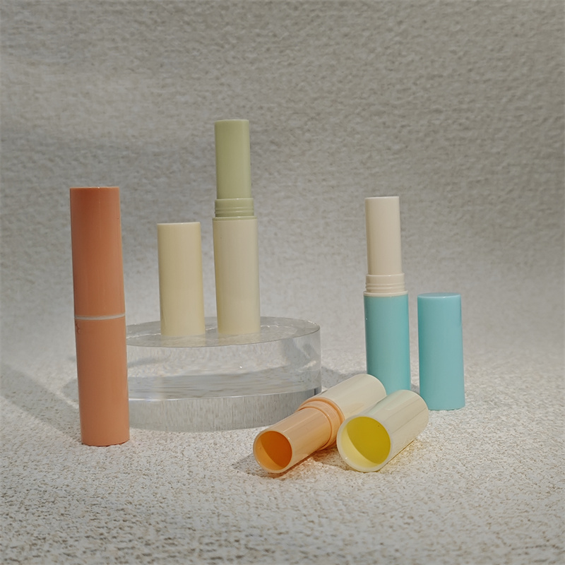 平头彩色唇膏管  手工自制DIY润唇膏管空管客壳 简约款旋转空管