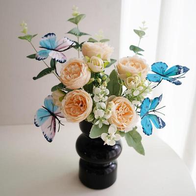仿真花假花绢花室内摆件