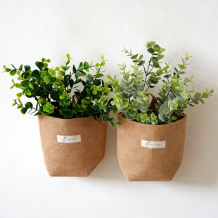 挂篮墙壁饰吊篮挂墙花篮套装仿真假花室内挂壁挂摆设墙面装饰花卉