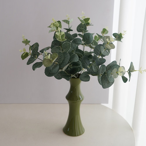 新中式花瓶仿真绿植仿真花假花轻奢高级感复古陶瓷客厅餐桌花摆件