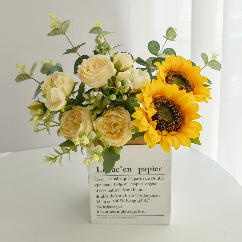 向日葵假花仿真花摆设客厅