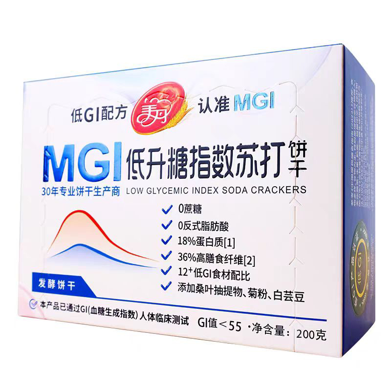 美丹低升糖指数苏打饼干