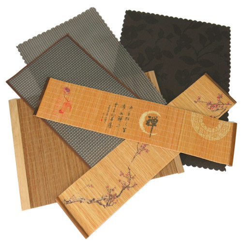 竹帘竹编茶席竹席pvc纤维茶渣过滤防摩擦垫壶隔热防烫茶盘席护垫