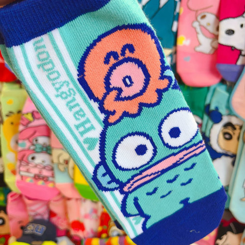 新品出口日本可爱卡通半袜子短袜
