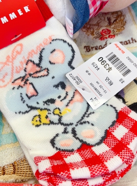 出口可爱卡通swimmer女童甜美儿童袜短筒袜子中童袜子可爱宝宝袜