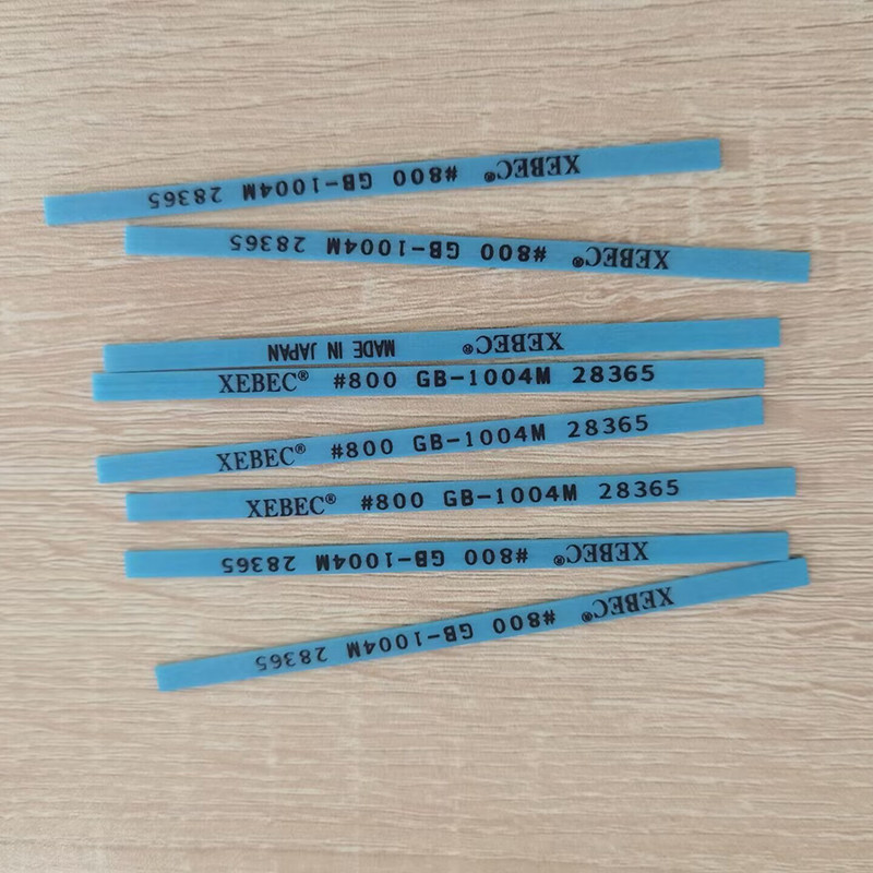 锐必克纤维油石1004蓝色800#xebec陶瓷纤维模具抛光去火花纹