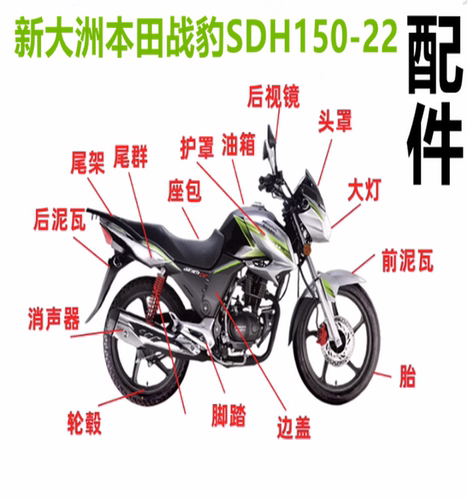 摩托车新大州本田战豹SDH150