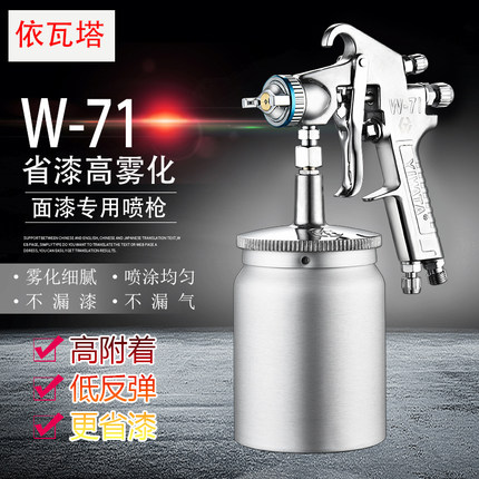 原装依瓦塔W-71-77喷枪喷漆 工具W-101汽车油漆喷壶 喷枪 喷漆枪