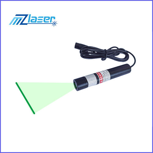 工业级绿色可调焦一字线型激光器520nm高稳定型绿光低温激光模组