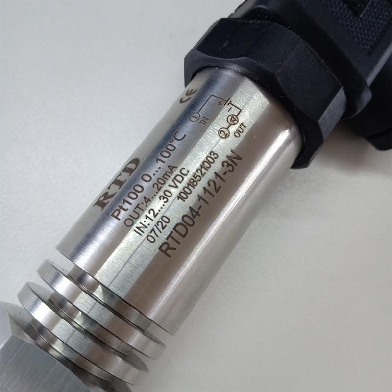 议价ZYSENSOR温度传感器RTD04-1121-3N 0-100℃ 4-20MA PT1/2螺纹