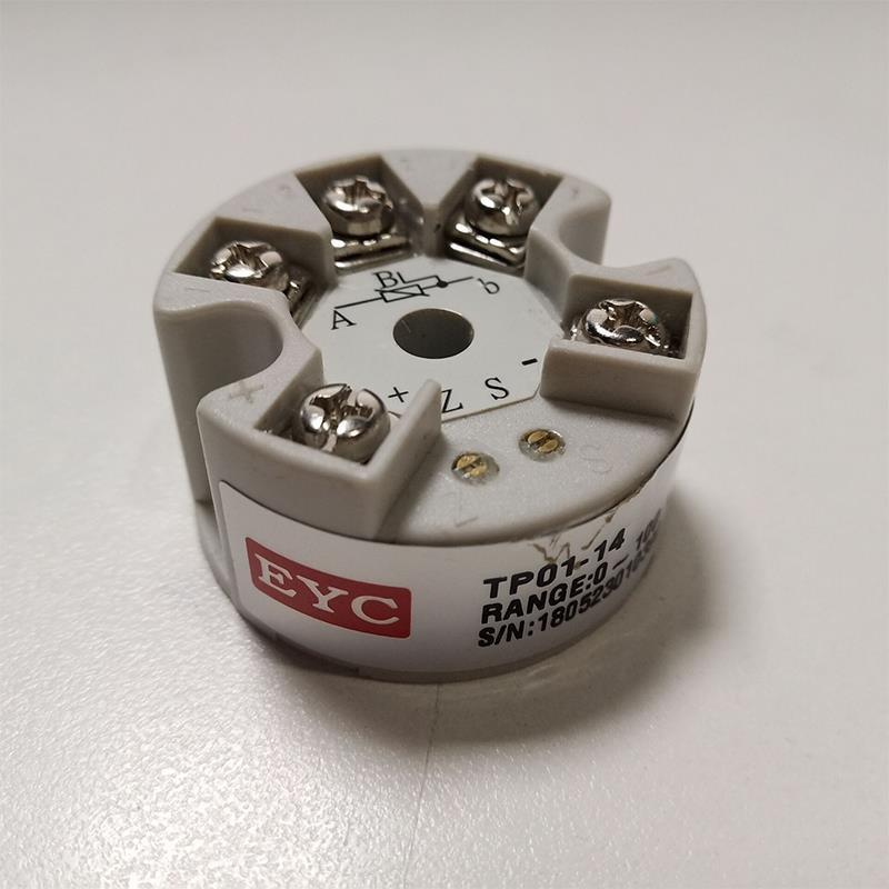 议价台湾eYc 温度传感器 二线式大圆TP01-14 PT100 4-20MA现货 清
