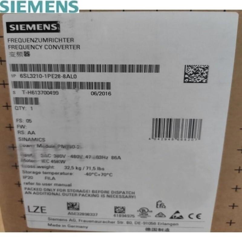 议价6SL32101PE288AL0西门子功率模块37千瓦6SL3210-1PE28-8AL0/8
