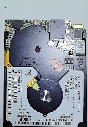 专业接口，wd500g 黑标盘。
